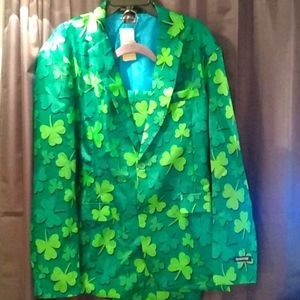 Men's St. Patrick's Day/Halloween 3 Piece Suit